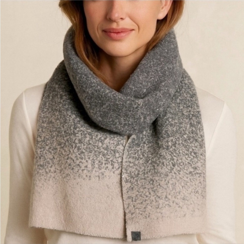 Barefoot Dreams CozyChic Lite Smokey Green Fog Gray Unisex Scarf OS